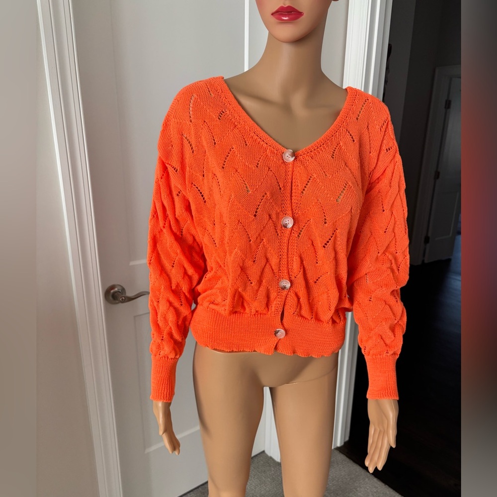 Vibrant Orange Women's Sweater